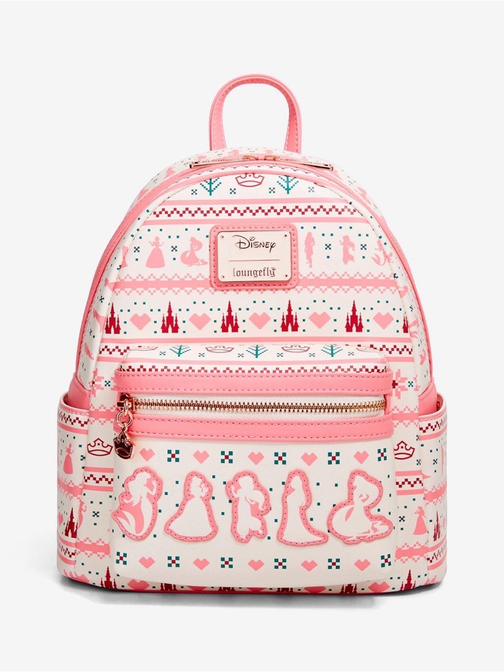 New Disney Princess Fair Isle Mini Backpack
